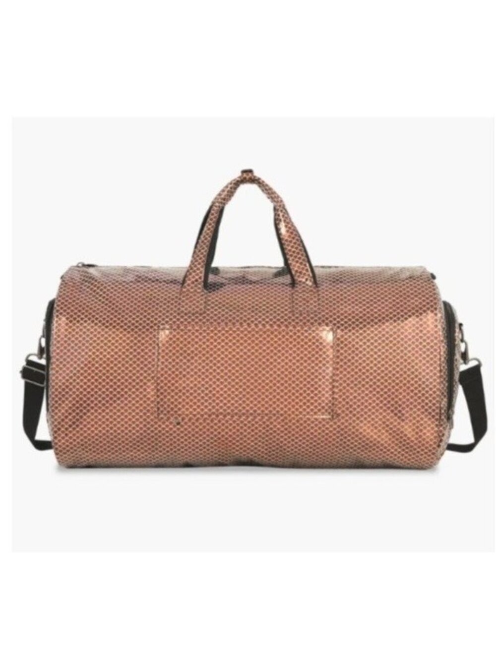 Modoker Carry Travel Duffel Garment Overnight Weekender Bag Shiny Copper NWT